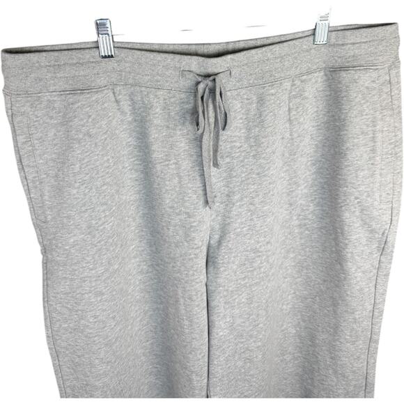 RM Rebecca Minkoff XL Grey Cotton Sweatpants Drawstring Ribbed Cuffs NWT - Picture 4 of 10